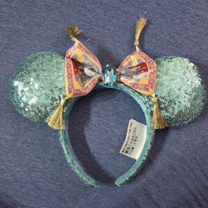 Disney Parks Minnie Ears Headband Aladdin Jasmine Magic Carpet Tokyo Disneyland